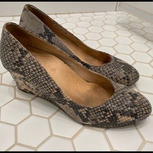 Snakeskin Wedges!